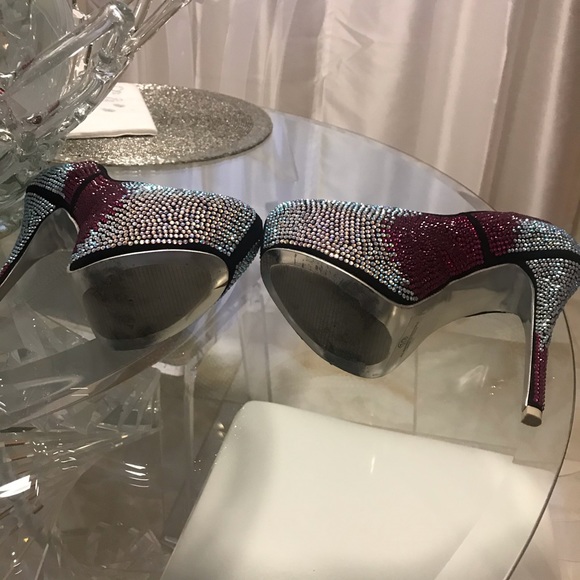 Rhinestone ladies heels - Picture 4 of 4